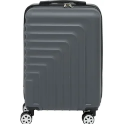 Discount Gifi Valise cabine rigide grise 39,5x22xH56cm 38L