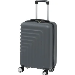 Discount Gifi Valise cabine rigide grise 39,5x22xH56cm 38L