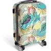 Gifi Valise cabine rigide trolley 4 roulettes 37L feuillage multicolore