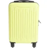 Discount Gifi Valise cabine rigide trolley 4 roues amovibles 26L jaune