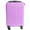 Discount Gifi Valise cabine rigide trolley 4 roues amovibles 26L rose