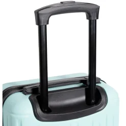 Discount Gifi Valise cabine rigide trolley 4 roues amovibles 26L rose