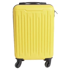 Clearance Gifi Valise cabine rigide trolley 4 roulettes 26L jaune
