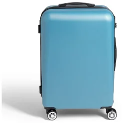 Best Gifi Valise cabine rigide trolley 4 roulettes modèle moyen 65L bleu