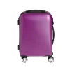 Discount Gifi Valise cabine rigide trolley 4 roulettes 37L violet