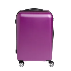 Discount Gifi Valise cabine rigide trolley 4 roulettes 65L violet