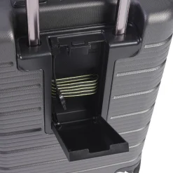 Online Gifi Valise cabine 4 roues avec compartiment USB grise