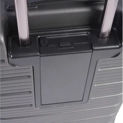 Online Gifi Valise cabine 4 roues avec compartiment USB grise