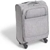 Outlet Gifi Valise cabine souple 30L polyester gris 35x21,5xH55cm