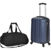 Sale Gifi Valise cabine trolley bleue et sac de sport noir