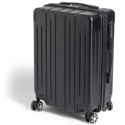 Discount Gifi Valise cabine trolley à roulettes noir 38L petit modèle