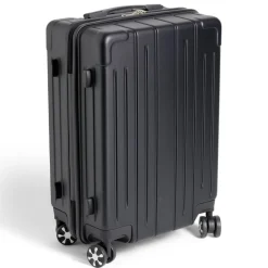 Discount Gifi Valise cabine trolley à roulettes noir 38L petit modèle