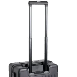 Best Gifi Valise cabine trolley à roulettes noir 61L moyen modèle