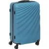 Outlet Gifi Valise grand modèle ABS bleu 70x48x29cm