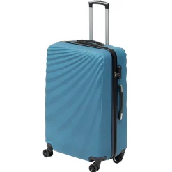 Outlet Gifi Valise grand modèle ABS bleu 70x48x29cm