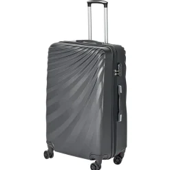 Discount Gifi Valise grand modèle ABS noir 70x48x29cm