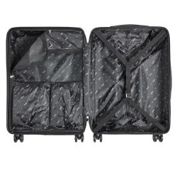 Outlet Gifi Valise rigide bleue marine L66xl45xH25 cm