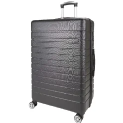 Best Gifi Valise rigide 4 roues 91L ABS noir L.77 cm