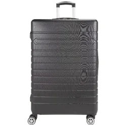 Best Gifi Valise rigide 4 roues 91L ABS noir L.77 cm