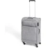New Gifi Valise souple 50L polyester gris 42x24,5xH68cm