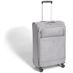 New Gifi Valise souple 50L polyester gris 42x24,5xH68cm