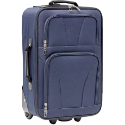 Sale Gifi Valise souple 4 roues bleu H.55 cm