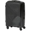 Outlet Gifi Valise sur roulettes noir H68 cm