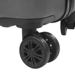 New Gifi Valise trolley ABS rigide 4 roues gris L. 50 cm