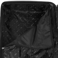 Outlet Gifi Valise trolley ABS rigide 4 roues gris H50cm