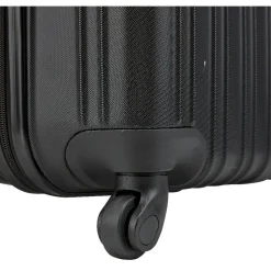 New Gifi Valise trolley rectangulaire noire à roulettes