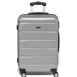 Sale Gifi Valise trolley rigide abs gris argenté H60 cm