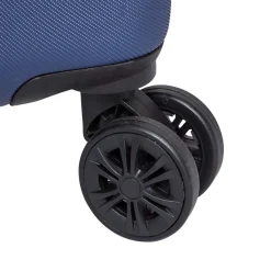 Clearance Gifi Valise trolley rigide 4 roues bleu marine L. 50 cm
