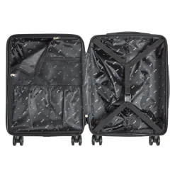 Clearance Gifi Valise trolley rigide 4 roues bleu marine L. 50 cm