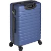Online Gifi Valise trolley rigide 4 roues bleu marine L. 60 cm