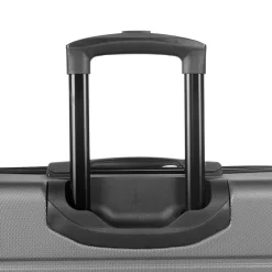Gifi Valise trolley rigide 4 roues gris foncé L. 70 cm