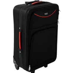 Hot Gifi Valise trolley à roulettes souple bleu marine M