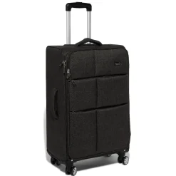 Online Gifi Valise trolley souple roues multidirectionnelles gris H60 cm