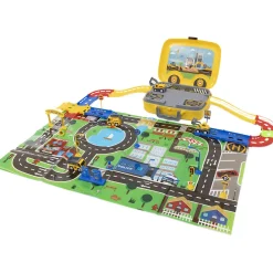 Gifi Jeux D'Imagination Et D'Imitation<Valisette circuit avec accessoires travaux public