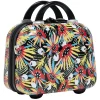 Online Gifi Vanity rigide motif tropical plastique ABS 30x16xH32cm