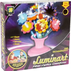 Vase de fleurs lumineuses à confectionner*Gifi