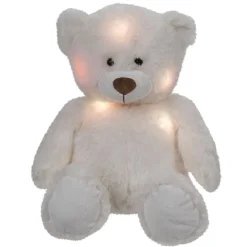Gifi Eveil<Veilleuse peluche ourson blanc lumineux