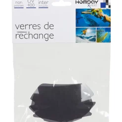 Verres de rechange noirs pour lunettes caméra sport*Gifi Discount