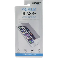 Verre trempé 3D pour Iphone 6, 6S, 7 et 8 transparent et blanc*Gifi