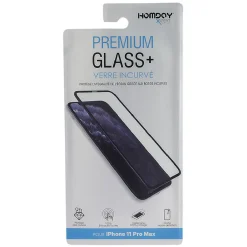 Verre trempé incurvé pour Iphone 11 Pro Max transparent*Gifi Online