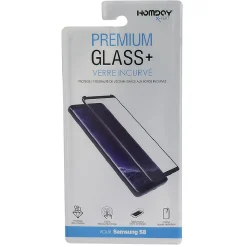 Verre trempé incurvé pour Samsung S8 transparent*Gifi Clearance