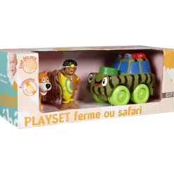 Gifi Jeux D'Imagination Et D'Imitation<Véhicule et figurine ferme ou savane