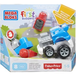 Gifi Jeux D'Imagination Et D'Imitation<Véhicule à friction Méga blocks Fisher Price Sam le rapide