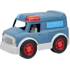 Best Gifi Voiture de police plastique bleu 26x15xH18,2 cm