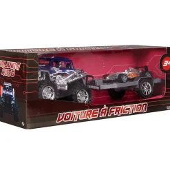 Gifi Jeux D'Imagination Et D'Imitation<Voiture friction 4X4 et remorque