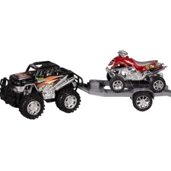 Gifi Jeux D'Imagination Et D'Imitation<Voiture friction 4X4 et remorque
